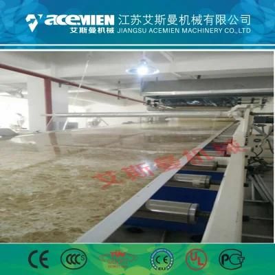 PVC Plastic Artificial Marble Plate Sheet Board Production Line Extrusion Machine Plant ...