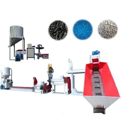 Plastic Recycling Line Machine for Waste PP Woven Bag and PE Film Crushing and Pelletizing ...