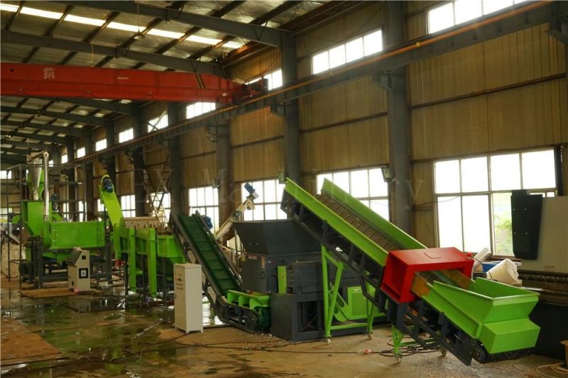 High Efficient PP PE HDPE LDPE Waste Plastic Film Recycling Line Washing Machine