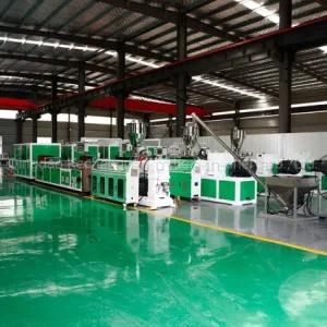 Plastic Double Screw Extruder Conical Twin Screw Extruder Machine for PVC Wall Panel ...