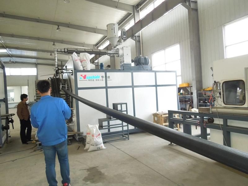 Plastic Corrugated Pipe Extruder Drainage Pipe Production Line