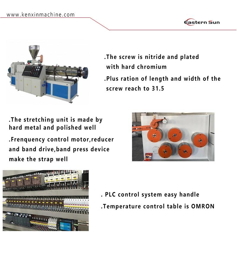 Factory Sales Packing Band Tape Straps Extruding Line Machinery