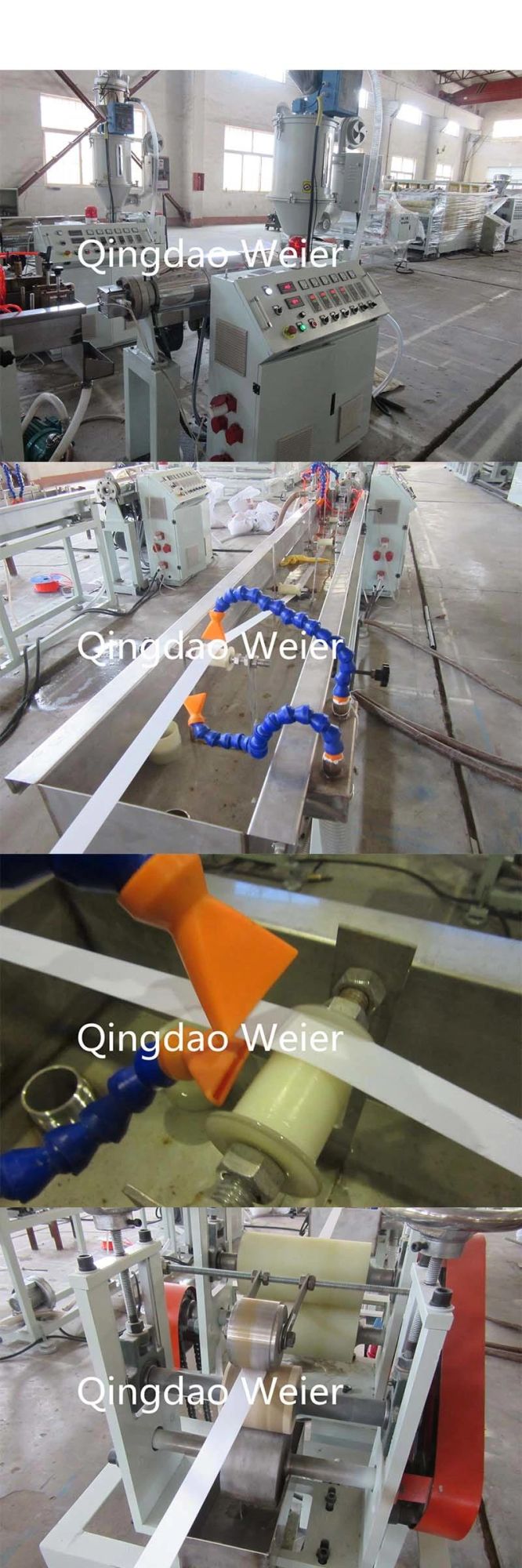 PVC Double Outlet Edge Band Extrusion Machine with Three Color Printer