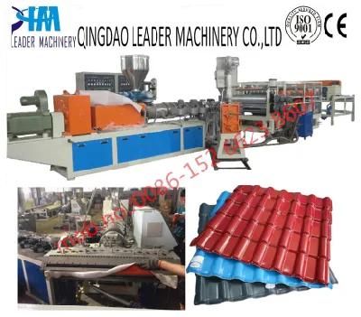 Synthetic UPVC Roof Tile Extrusion Machine