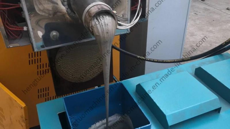 Water Ring Die Head Hot Cutting Granulating Machine Plastic Recycling Extrusion Machine