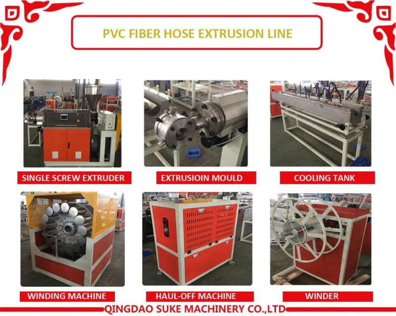 PVC Garden Fiber Reinforced Hose/Tube Soft Pipe Extrusion Making Machine