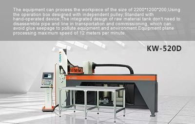 KW520D PU foam sealing machine for imitation electrical cabinets foam sealing machine