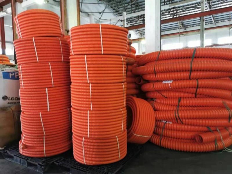 Plastic PVC/PP/PE Single Wall Corrugated Pipe Extruder/Making Machine