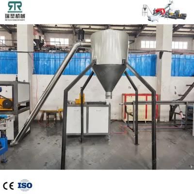 Plastic PP PE LDPE MDPE HDPE Film Flakes Compacting Pelletizing Line with Agglomerator