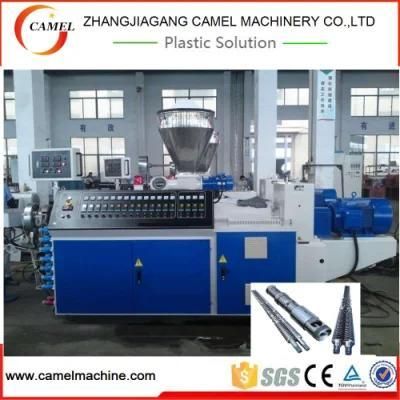 PVC Plastic Conical Double Screw Twin Screw Extruder