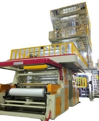 High Speed ABC Co-Extrusion 3 Layers Blown Film Production Line ABC Film Blowing Machine