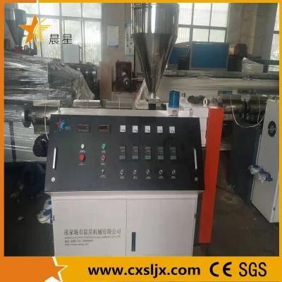 Single Screw Extruder PVC Pellets Plastic Wire Trunking Extrusion Line