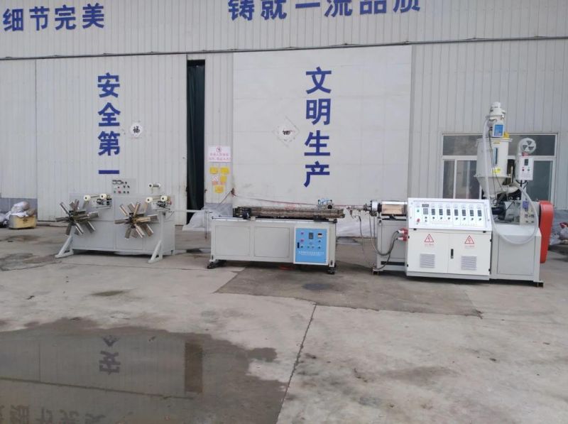 PVC UPVC PE Single-Wall Corrugstion Pipe Making Machine