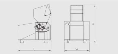 Hot Selling Sound-Proof Plastic Extruder for Molding Machine