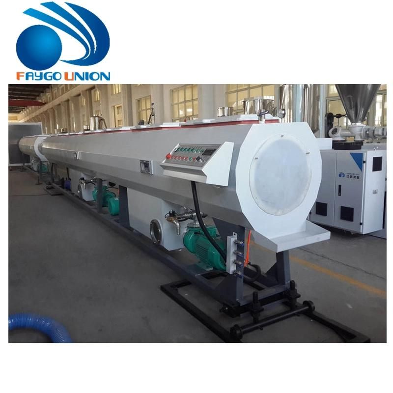 Plastic Pipe Extrusion Machine 75/30 with a Color-Line