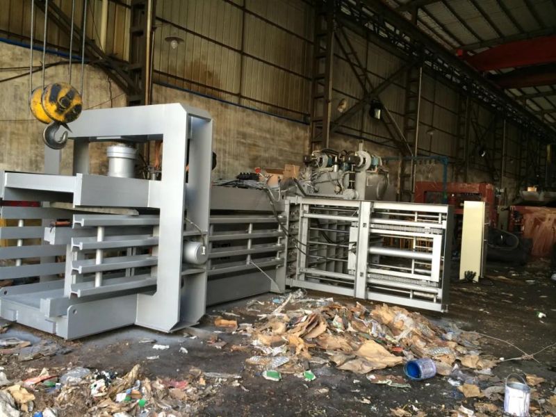 Horizontal Automatic Waster Paper Carboard Baler Baling Machine