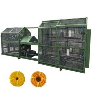 China Factory PP PE Nylon Jute Rope Plastic Cotton Making Machine for Twisting Rope
