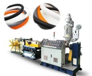 Made in China PP PE Plastic Single Wall Corrugated Pipe Extruder Equipment for Washing ...