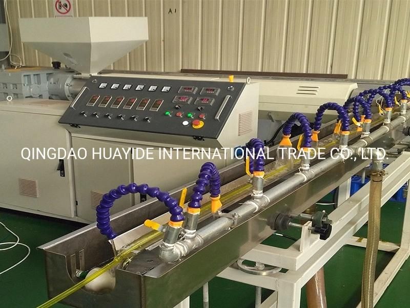 Oversea Sale PVC Fibre Reinforced Pipe Extruder Line