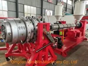 315-630mm Gas Pipe PE Plastic Pipe Production Line Extrusion Machine Making Machine Single ...