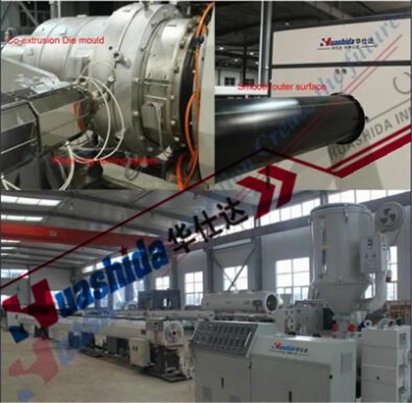 Plastic Solid Wall Pressure Pipe Extrusion Line