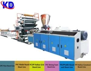 Spc PVC WPC Plastic Lvt Vinyl Flooring Tile Sheet Planks Board Production Extrusion Line ...