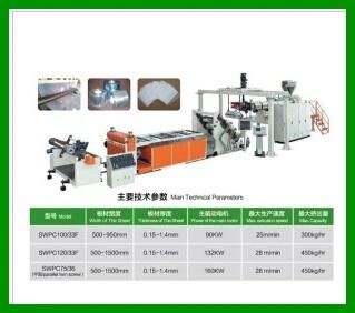 Sheet Extrusion Production Line for Pet Sheet