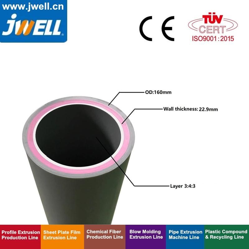 China Jwell Multi-Layer PPR/PE Composite Pipe Extrusion Line for Solar Plant, Thermal Circulation, Heating, Hot /Cold Water Supply