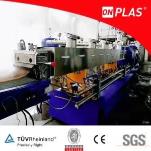 PLA Add Cassava Compounding Biodegradable Granules Screw Extruder