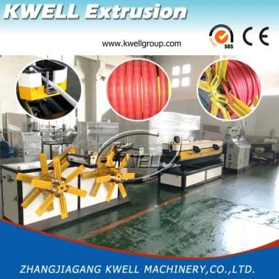 Flexible Corrugated Plastic Pipe Extrusion Equipment Machine Manufacturer Suppliers