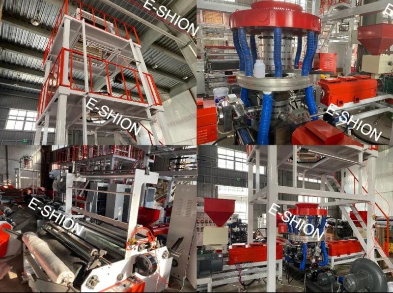 LDPE Three Layers Co-Extruding Film Blowing Machine