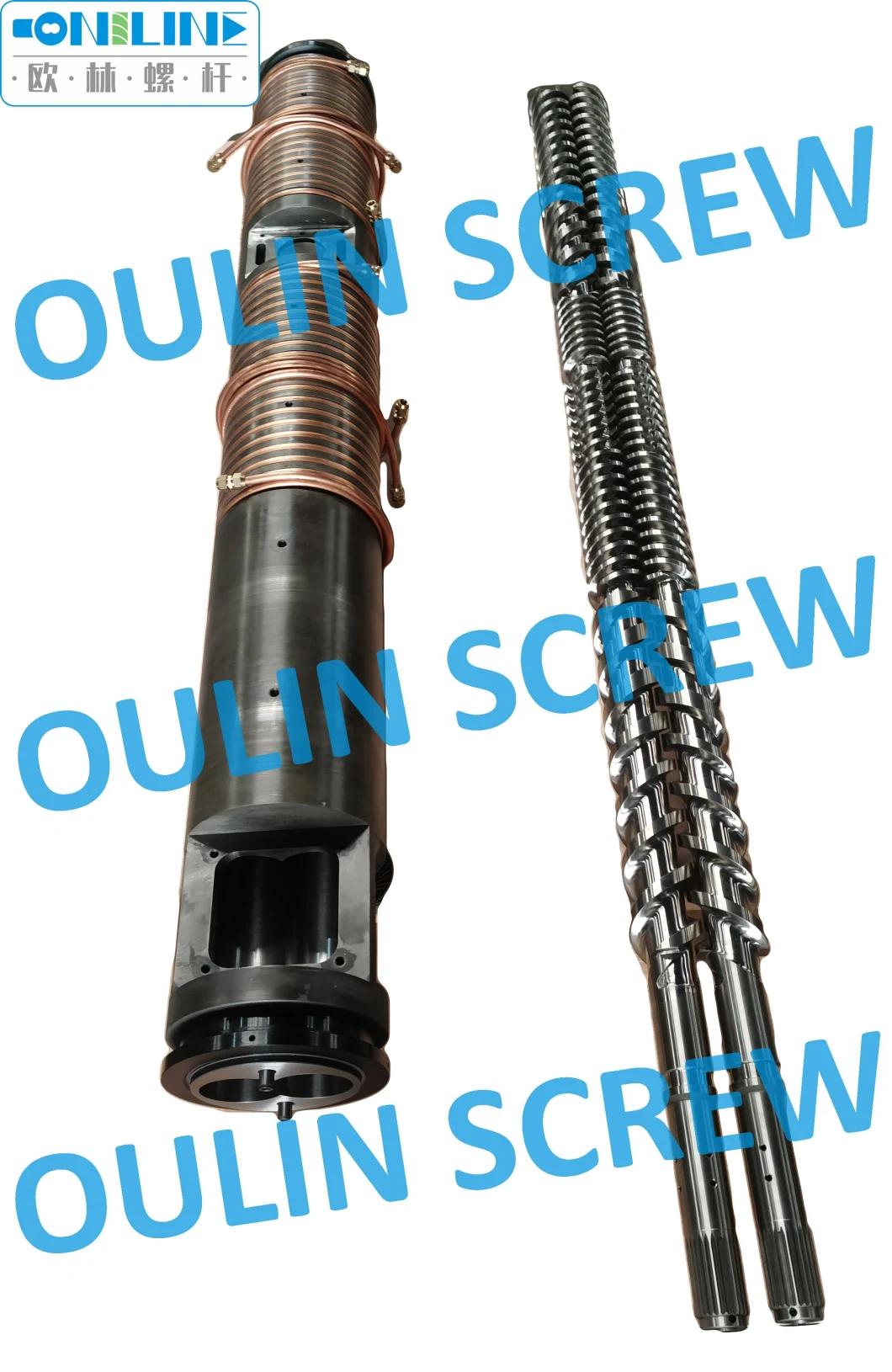 Bausano MD88 Twin Parallel Screw and Barrel for PVC Extrusion
