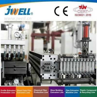 Jwell PC PP PE Flute Hollow Profile Sheet Board Extrusion Machine Extruder