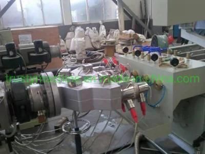 New Automatic Four Cavities Plastic PVC Electrical Conduit Extrusion Pipe Production Line ...