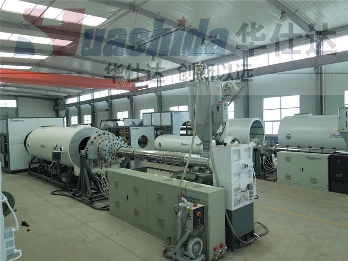 Vacuum Sizing HDPE Plastic Pipe/PE Casing/PE Jacket Thermal Insulation Pipe Extrusion Production Line