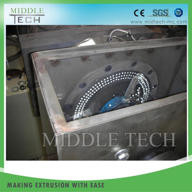 Plastic PVC/SPVC Pipe&Profile Twin Screw Recycling and Cutting Extruding Equipment