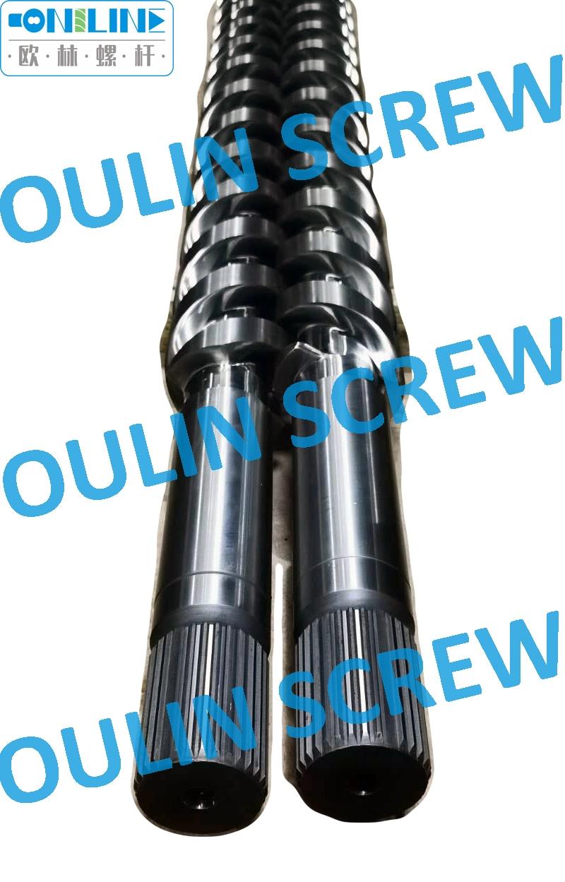 Factory Direct! Cincinnati 93mm Twin Screw and Barrel for PVC Profile