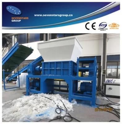 Plastic Film and Jumbo Bag Shredder with Double Shaft