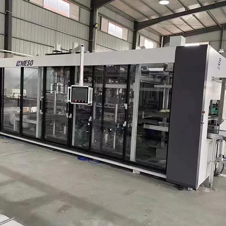 Excellent Quality Automatic Multi-Stations Thermoforming Machine Three Station Pressure & Vacuum Forming Machine