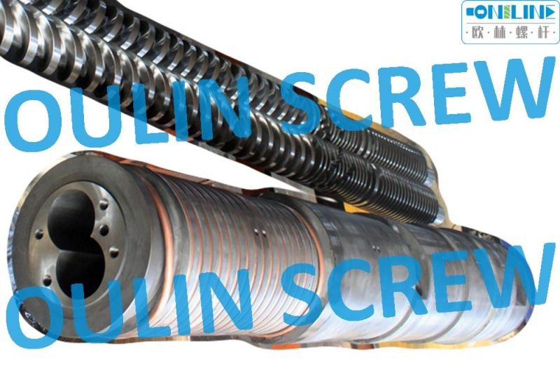 92/188 Twin Conical Screw and Barrel for PVC WPC Extrusion