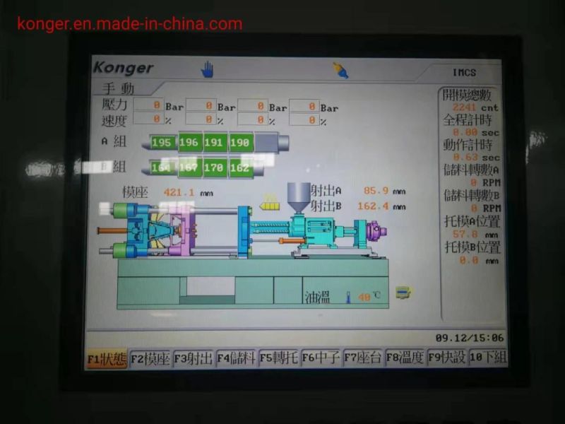 Parrallel Clean 2 Color Energy Saving Injection Molding Machine