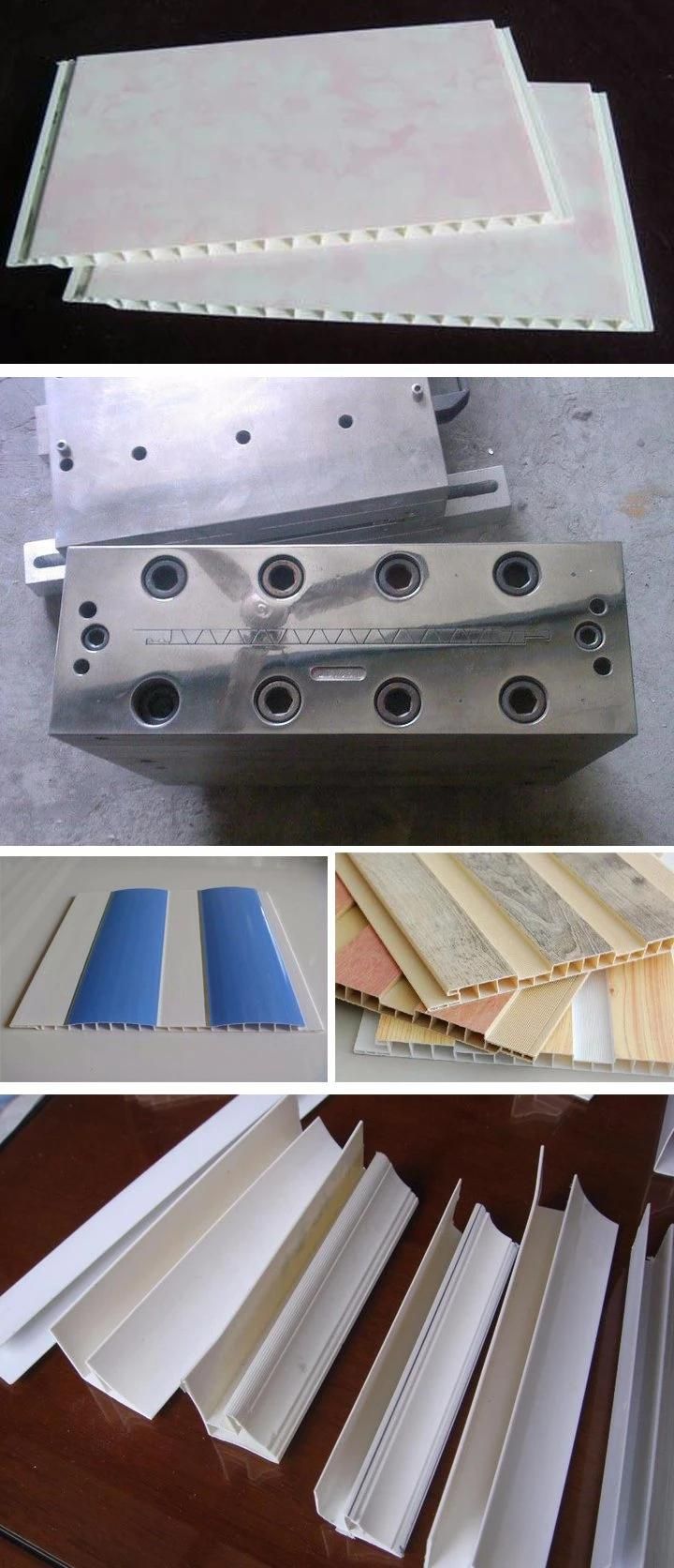 Plastic Extruder 250mm 300mm 600mm PVC Ceiling Panel Making Machine