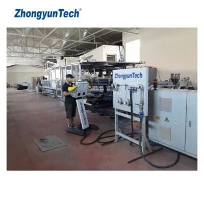ZhongyunTech ZC-180H Double Wall HDPE Plastics Corrugated Pipes Extrusion Machine for ...