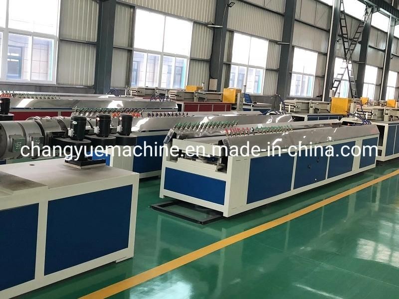 Well Designed UPVC Window and Door Profile Extruder Machine