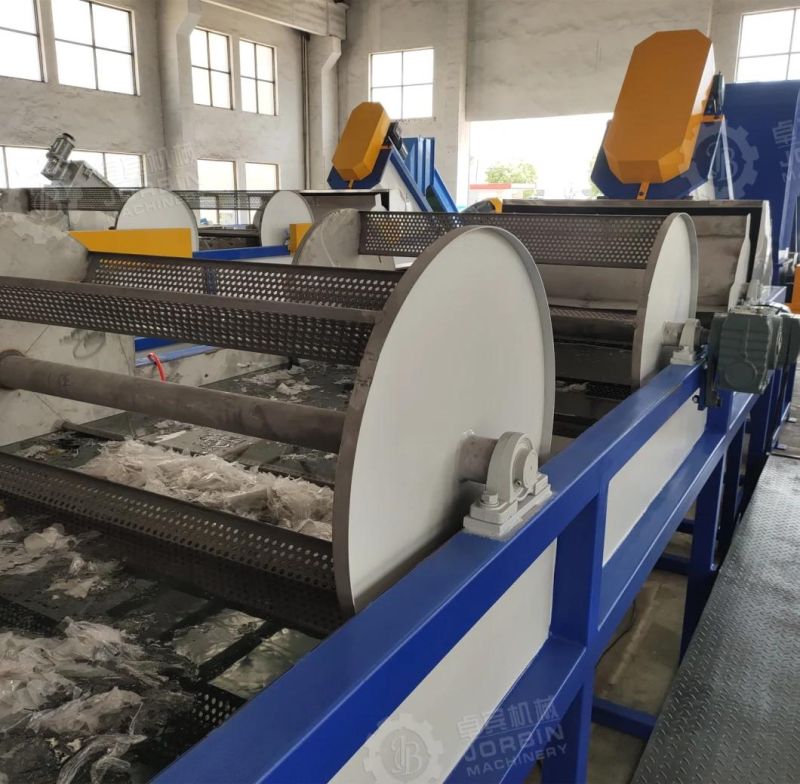 Full Automatic Waste Plastic PP PE HDPE LDPE Film Pet Bottles Flakes PVC Recycling Washing Machine with High Capacity in Factory