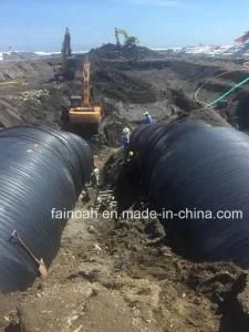 Dn2600 Winding Structure Wall HDPE Pipe in Phillipine Project