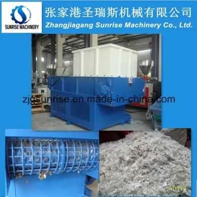 Single Shaft Shredder for Film Jumbo Bag Lump HDPE Pipe