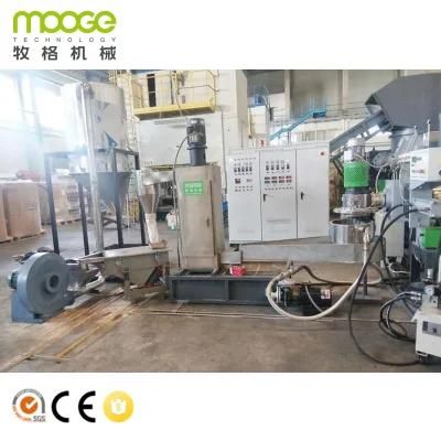 PE waste plastic recycling peleltizing machine