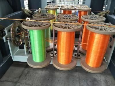 China Manufacturer PP PE Plastic Monofilament Danline Raffia Rope Making Machine