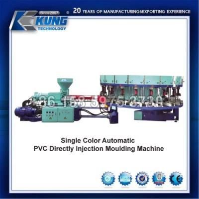 Single Color Automatic PVC Directly Injection Moulding Machine